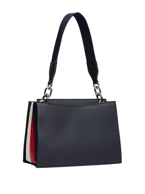 Borsa blu in poliuretano Tommy Hilfiger | AW0AW17830DW6
